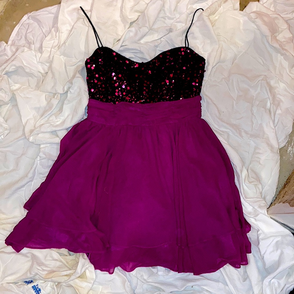 Morgan and Co. formal hot pink dress size 11/12